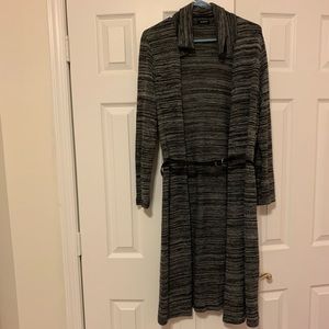 Cute semi long gray cardigan